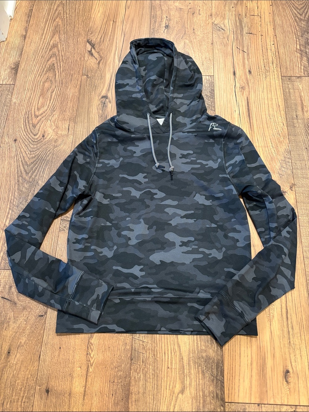 Women’s Rhoback Cropped  Camouflage Hooded Pullover